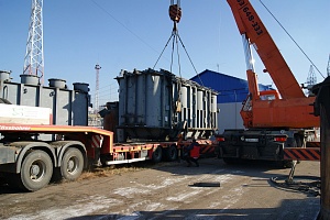 Перевозка трансформатора весом 68 тонн